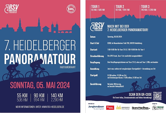 Flyer Heidelberger Panoramatour 2024